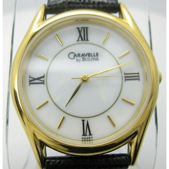 Women's Caravelle by Bulova Motorola Employe Analog 34mm Dial Watch (C159) - Picture 1 of 12